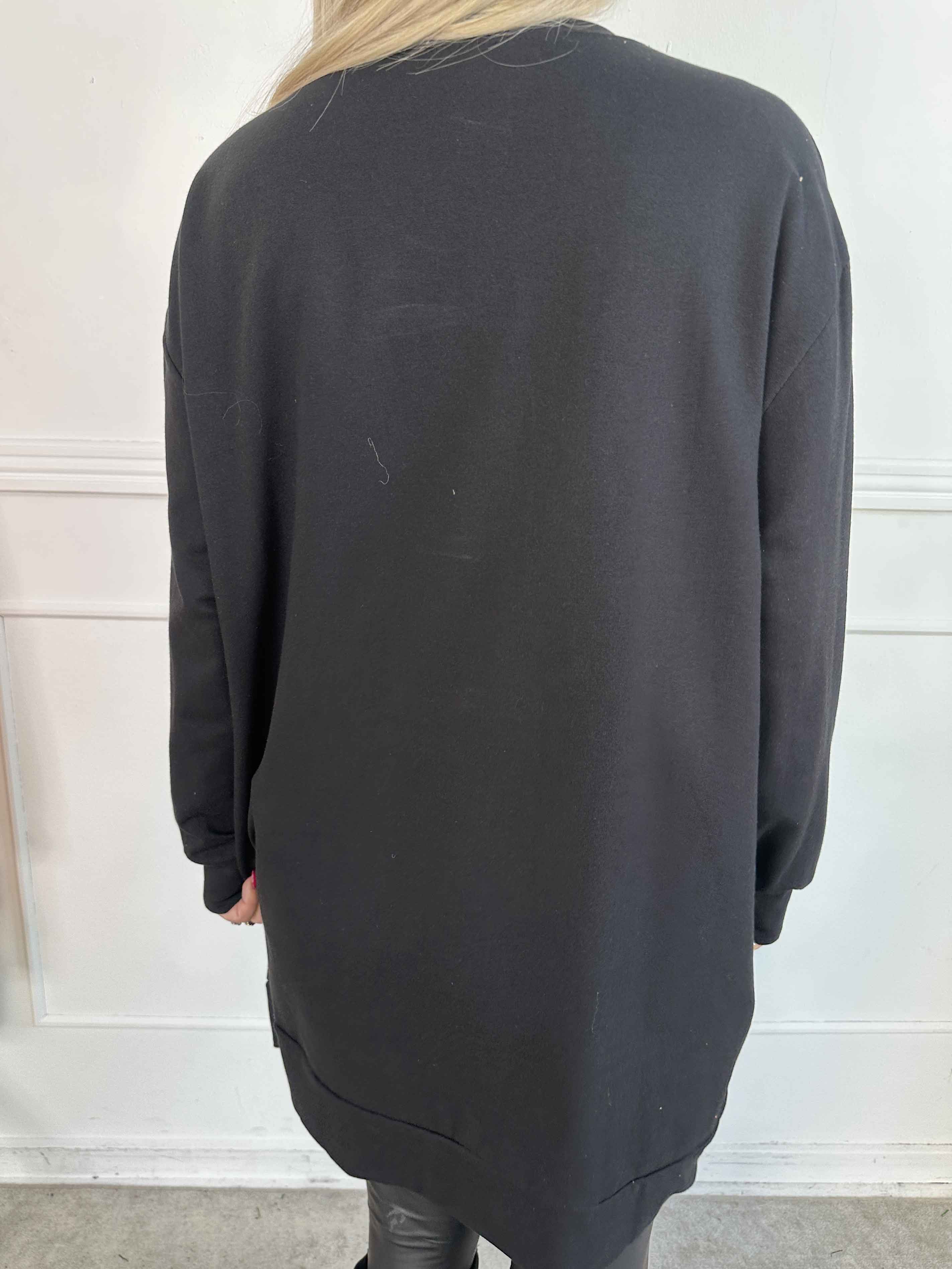 Claudine - Joggingkjole i bomuld med COPENHAGEN tekst